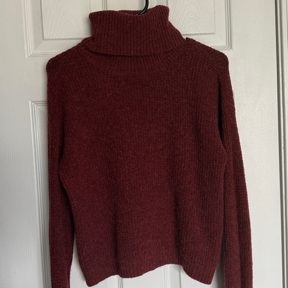 NWT Abound Turtleneck Red/Maroon